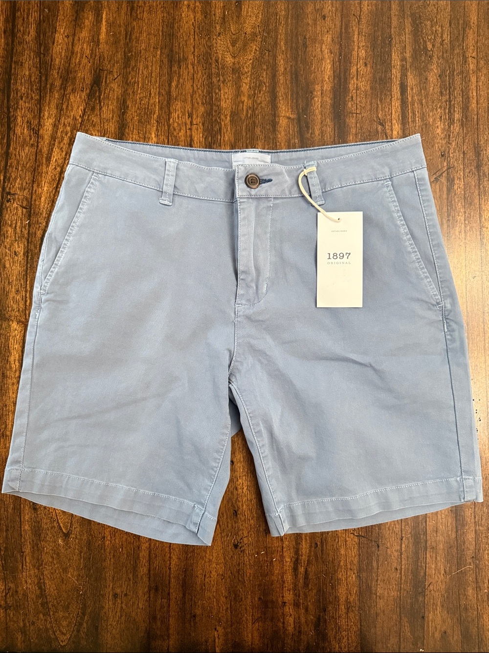 Glik’s 1897 Men's Malibu Blue Casual Chino Shorts